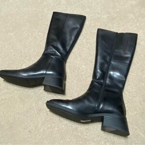 Women's Black Leather Boots